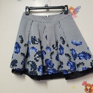 Express Floral skirt size 2